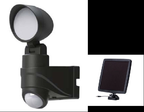 Single Head 6000K Solar Powered Motion Detector Lights