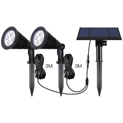 Single Head 7000K Motion Activated Solar Powered LED Light