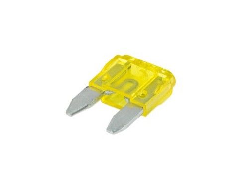 32VDC 20A Low Profile Mini Fuse , 11mm Mini Blade Car Fuses