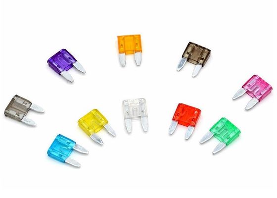 32VDC 20A Low Profile Mini Fuse , 11mm Mini Blade Car Fuses