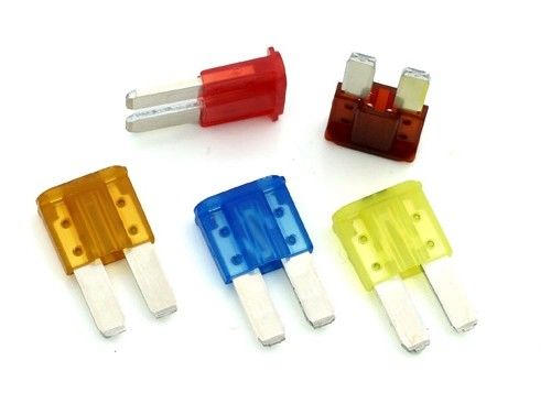 32V 10A Low Profile Micro Fuse , 2 Pin Mini Blade Fuses For Cars