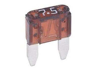 Blue 32V 15A Low Profile Mini Fuse , Truck Micro Mini Blade Fuses