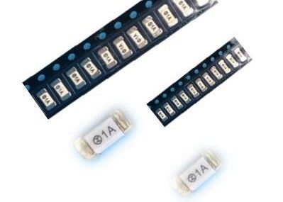CQ24LF 001 6.1x2.6mm Fast Acting Surface Mount Fuse 2410 350V 1A With Silver Plating Interrupting Capacity 100A