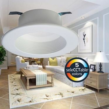 Round 4&quot; 750LM SMD 6500K 10W Downlight LED Lighting