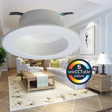 Round 4" 750LM SMD 6500K 10W Downlight LED Lighting