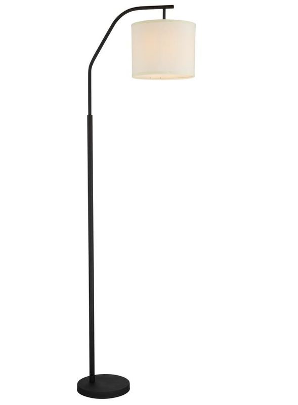 Curved Round Decorative Floor Standing Lights For Living Room