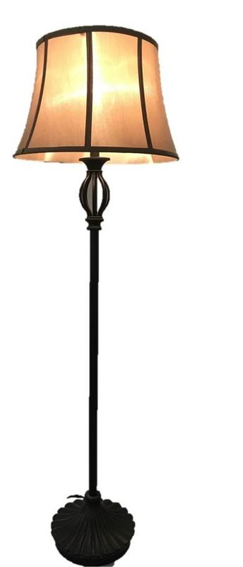 Shock Proof Decorative Floor Standing Lights , 60W Traditional Wooden Floor Lamp