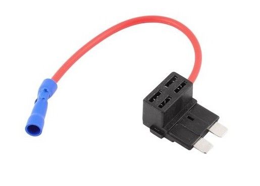 Dual Circuit Auto Fuse Holder , 18cm Add A Circuit Fuse Adapter