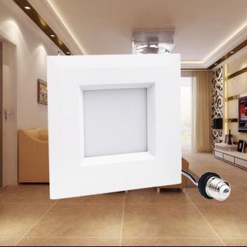 AC120V 15W 6&quot; 1100LM Square Recessed LED Downlights